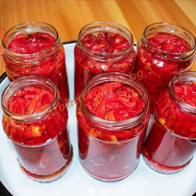 Рецепта за Печени чушки за зимата