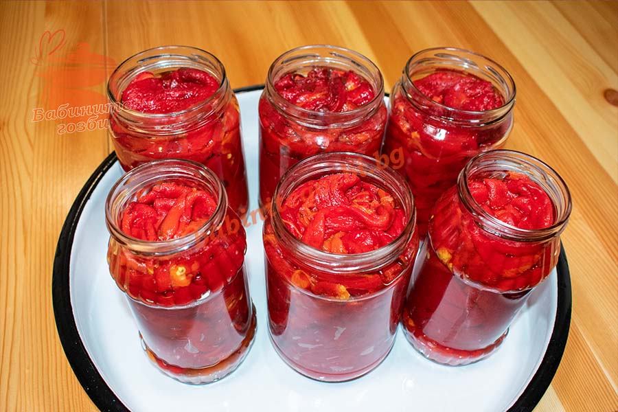 Печени чушки за зимата
