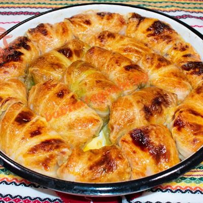 кусни зелеви сарми на фурна